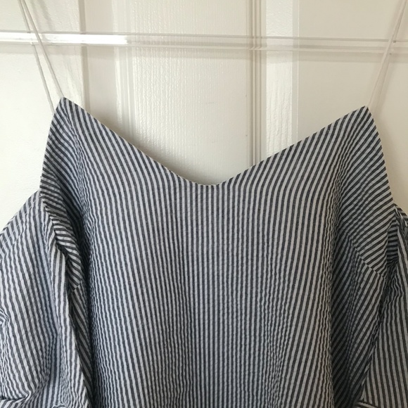 UO "Kimchi blue" striped off-the-shoulder tank XS - Picture 3 of 7